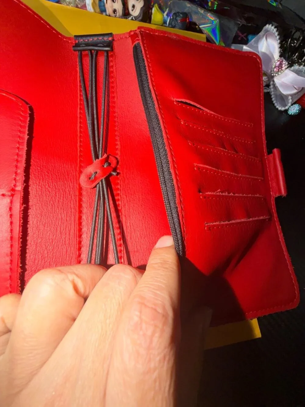 Designs by Planner Perfect Out and Organized Leather Planner Holder
